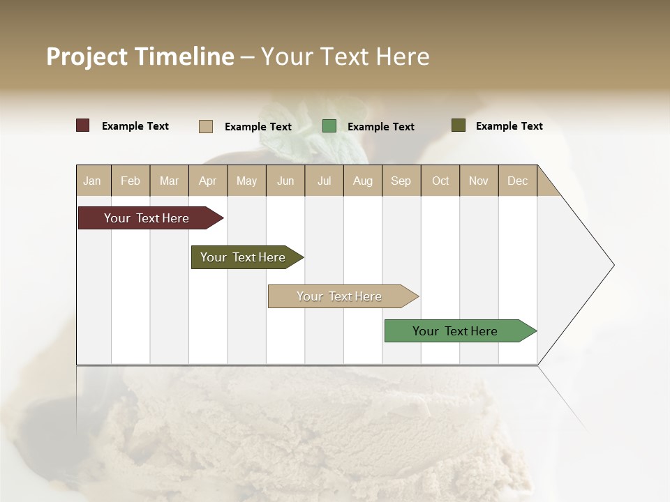 Block Food Bar PowerPoint Template
