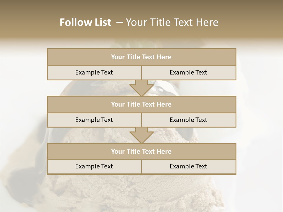 Block Food Bar PowerPoint Template
