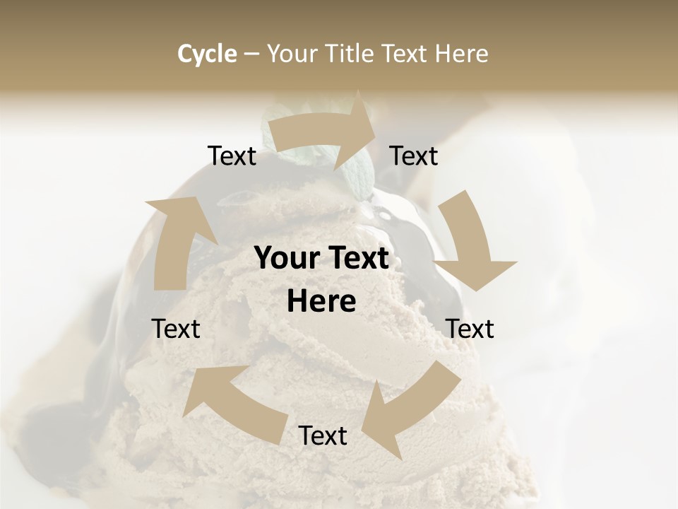 Block Food Bar PowerPoint Template