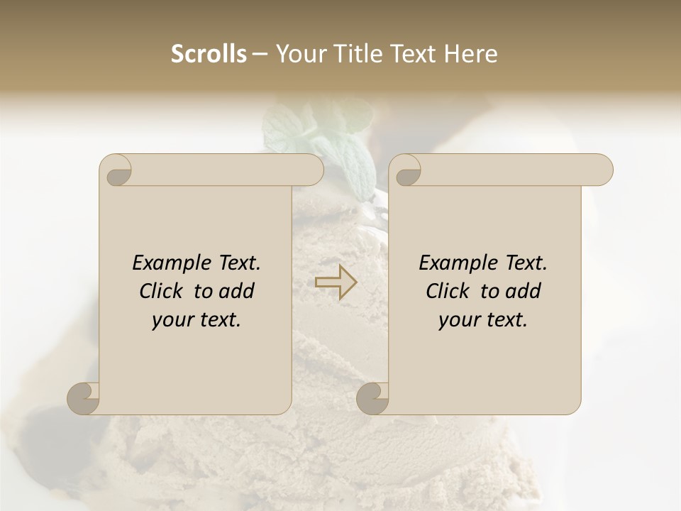 Block Food Bar PowerPoint Template