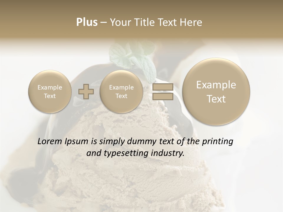 Block Food Bar PowerPoint Template