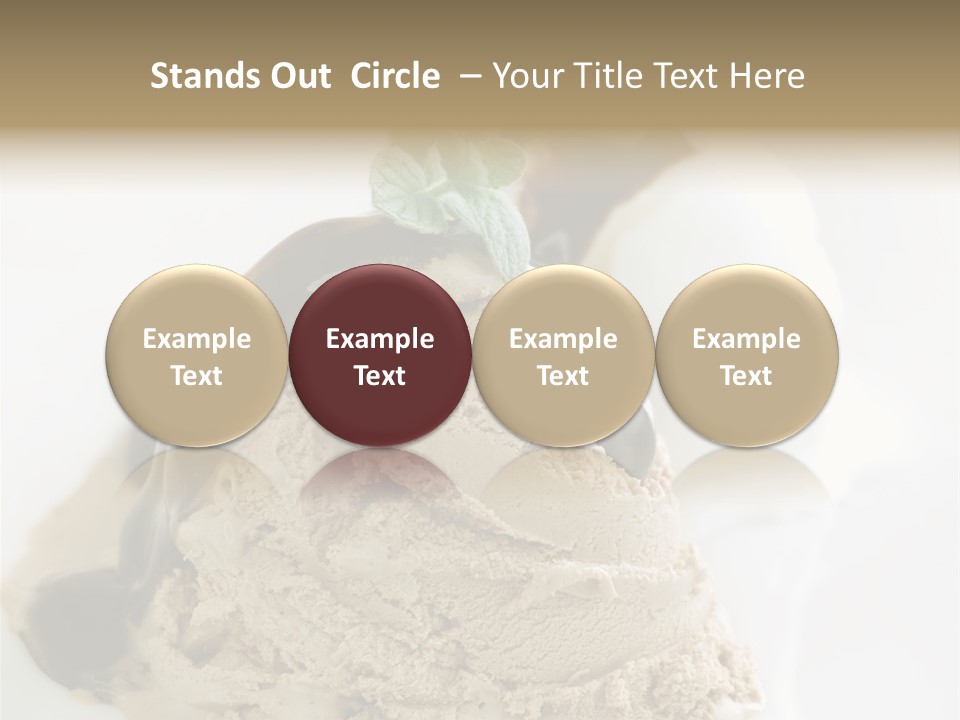Block Food Bar PowerPoint Template