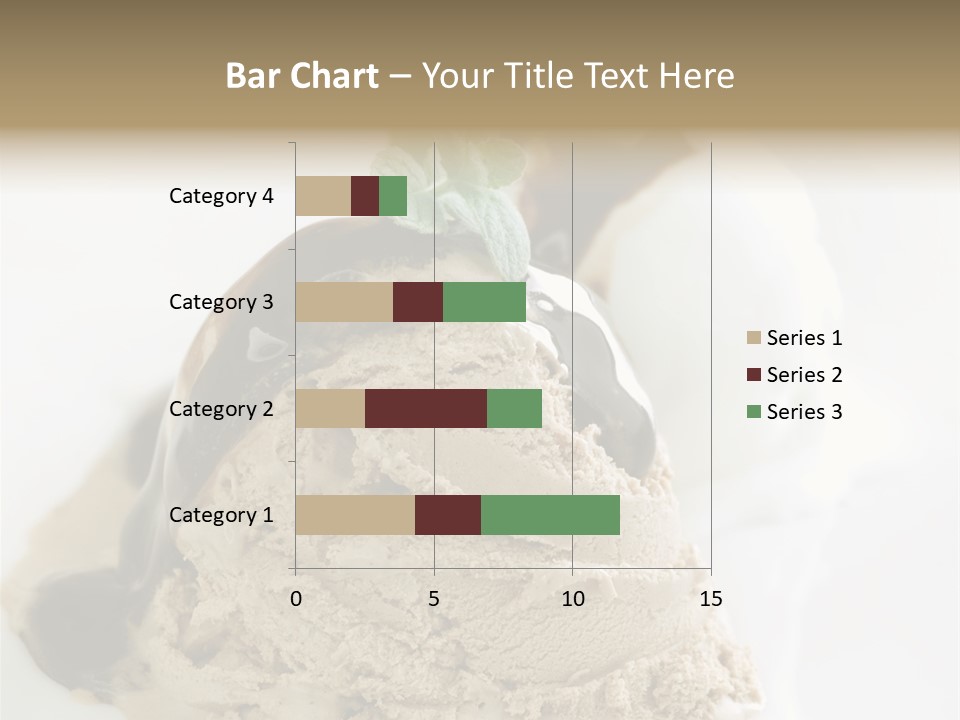 Block Food Bar PowerPoint Template
