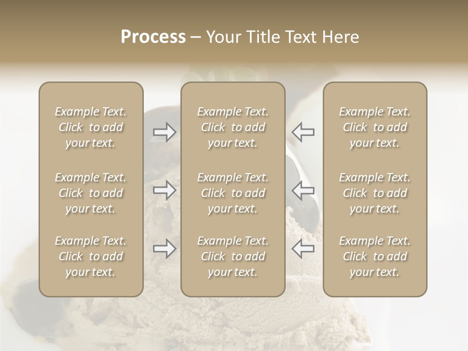 Block Food Bar PowerPoint Template