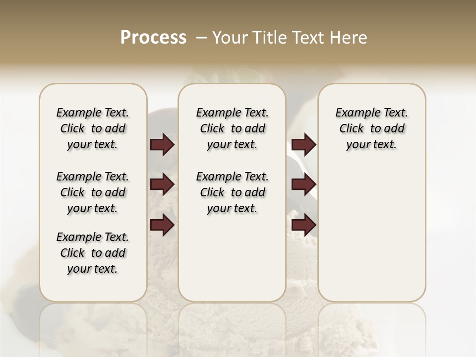 Block Food Bar PowerPoint Template
