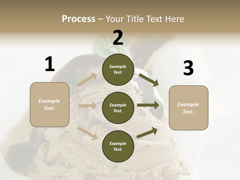 Block Food Bar PowerPoint Template