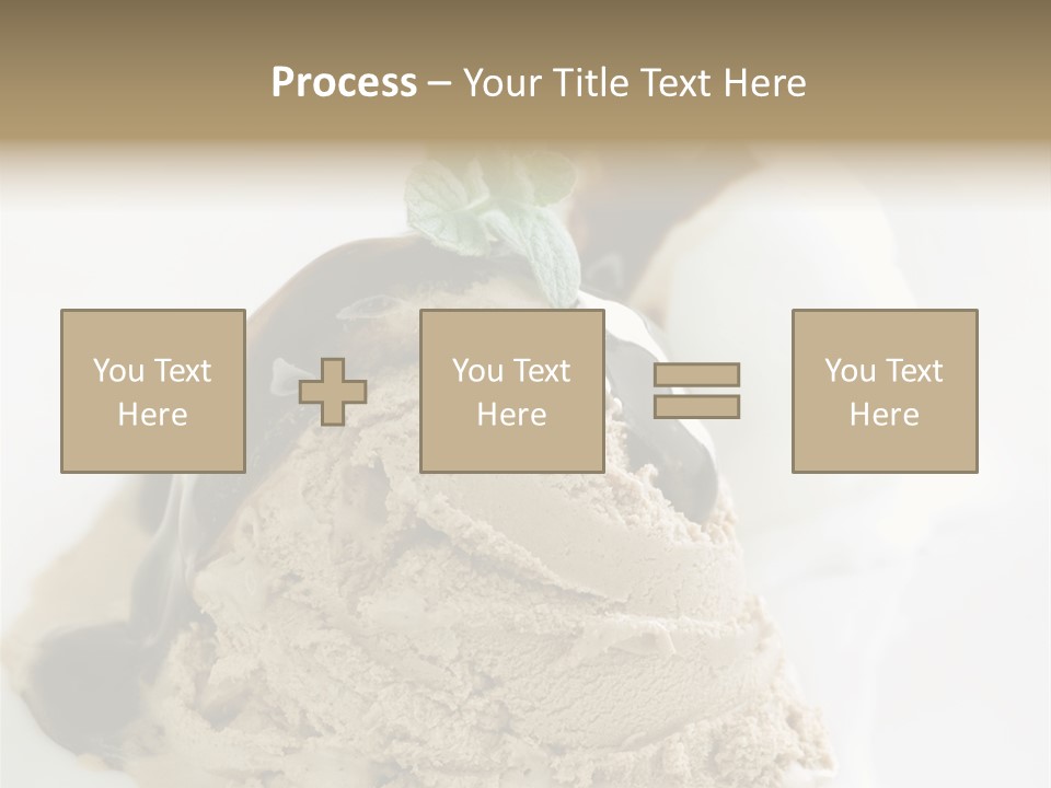 Block Food Bar PowerPoint Template