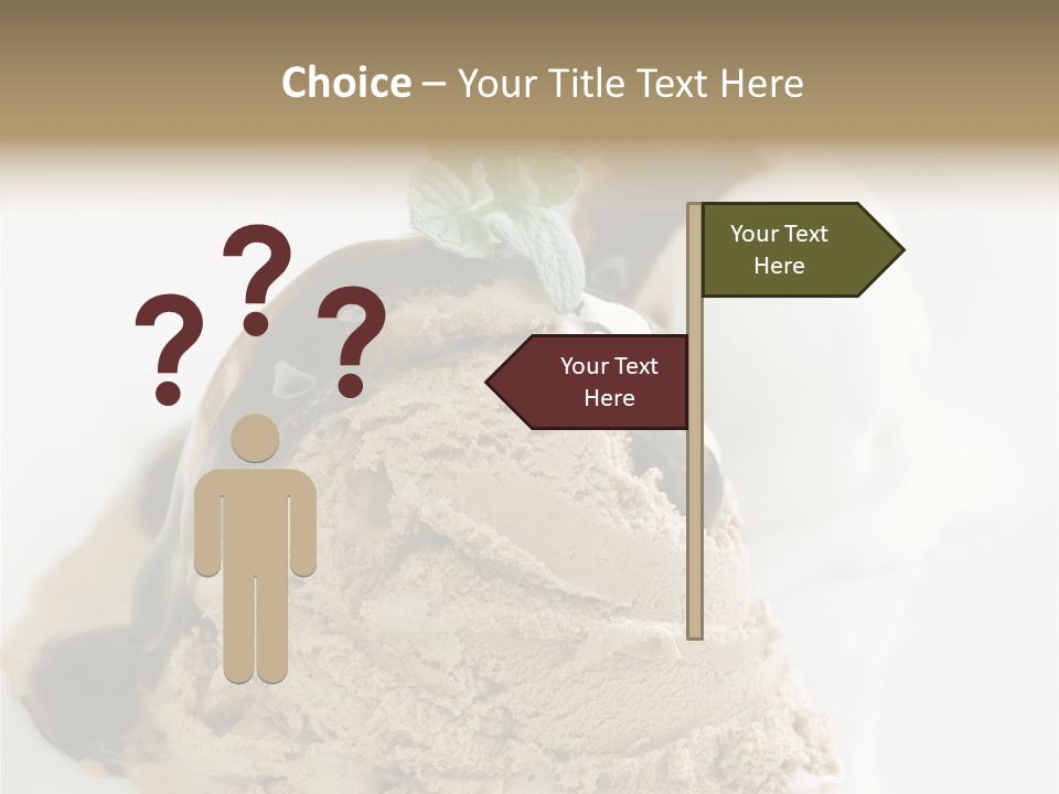 Block Food Bar PowerPoint Template