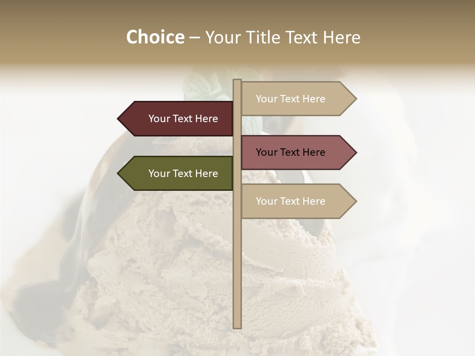 Block Food Bar PowerPoint Template