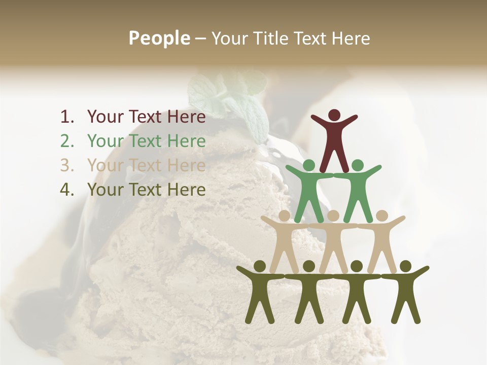 Block Food Bar PowerPoint Template