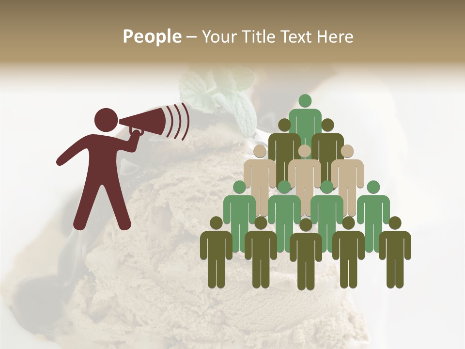 Block Food Bar PowerPoint Template