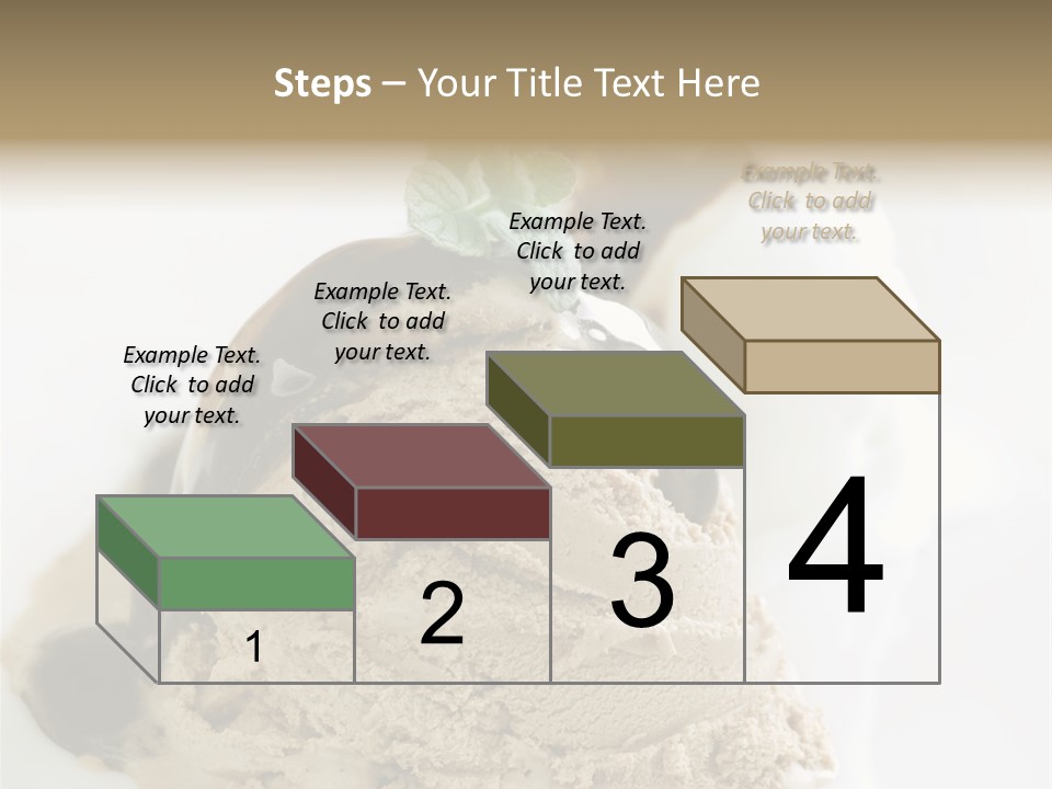 Block Food Bar PowerPoint Template