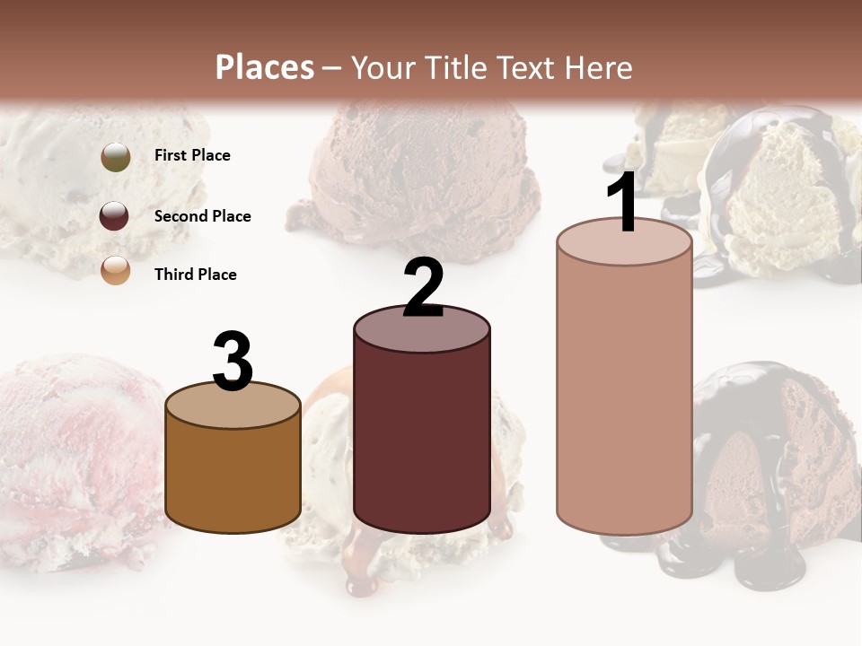 Delicious Berry Scoops PowerPoint Template