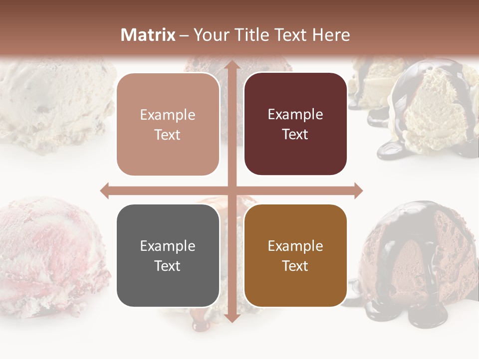 Delicious Berry Scoops PowerPoint Template