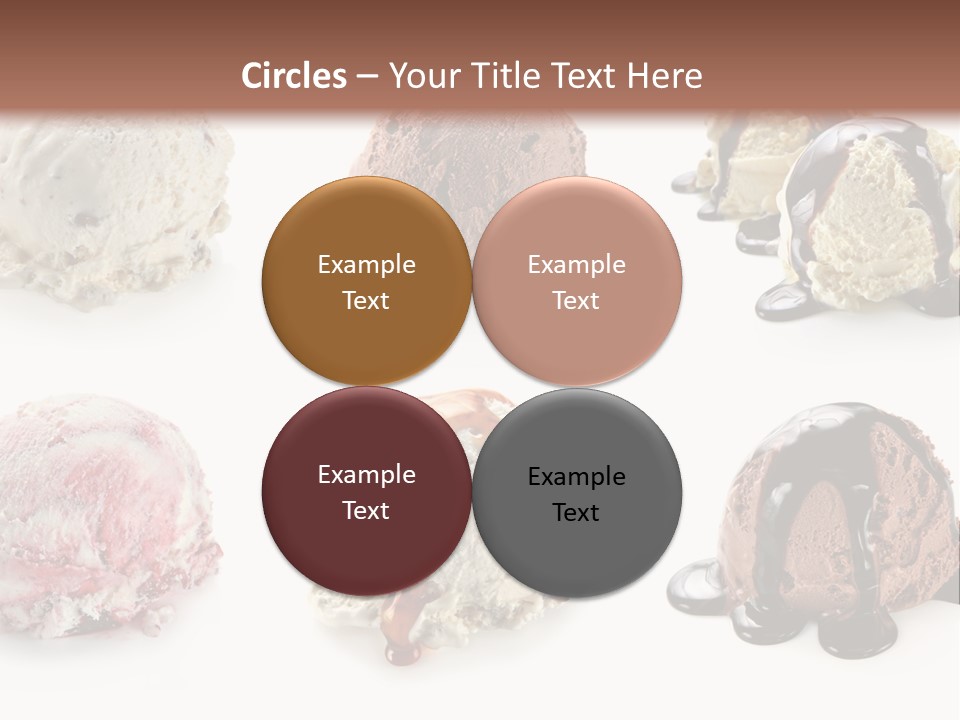 Delicious Berry Scoops PowerPoint Template