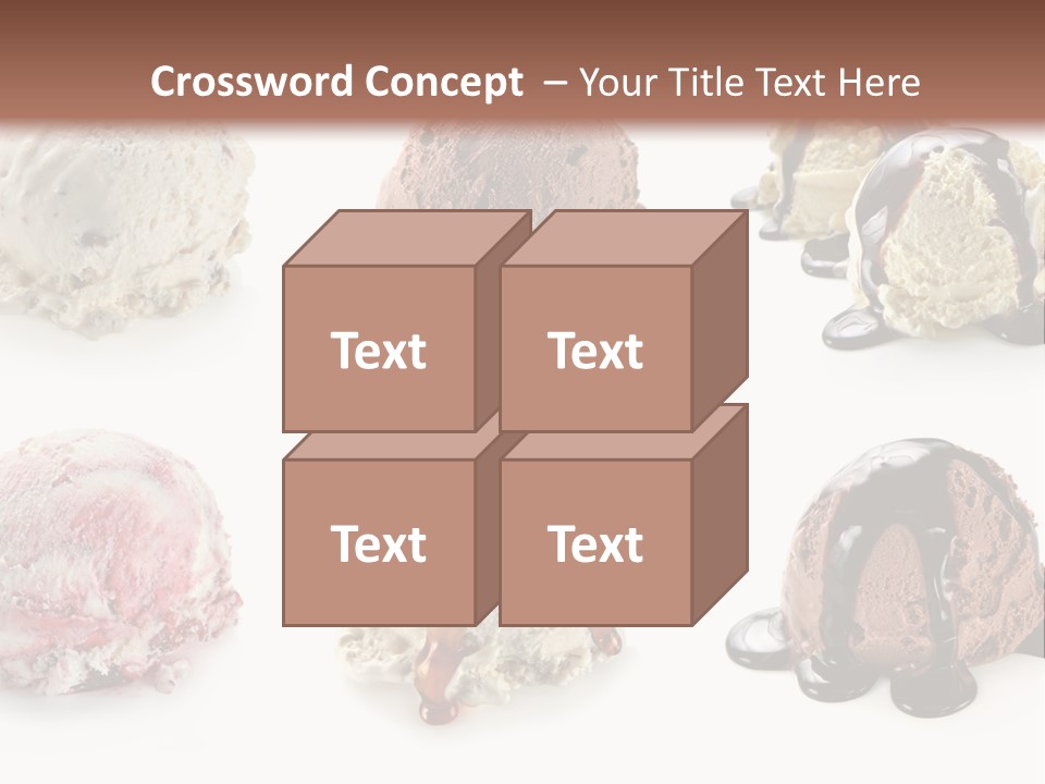 Delicious Berry Scoops PowerPoint Template