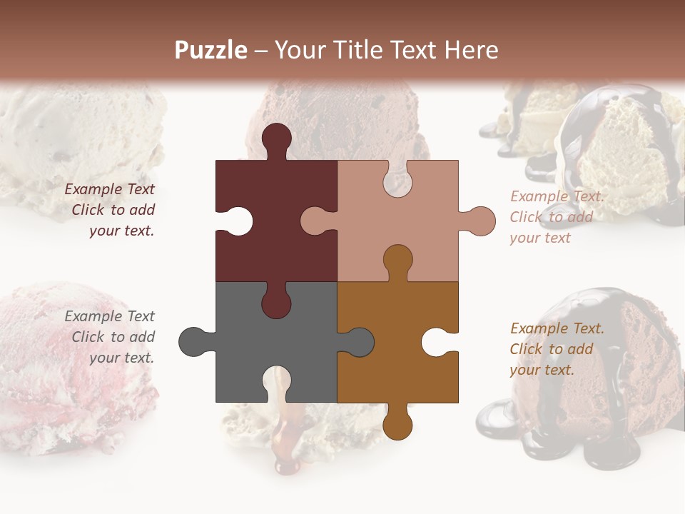 Delicious Berry Scoops PowerPoint Template