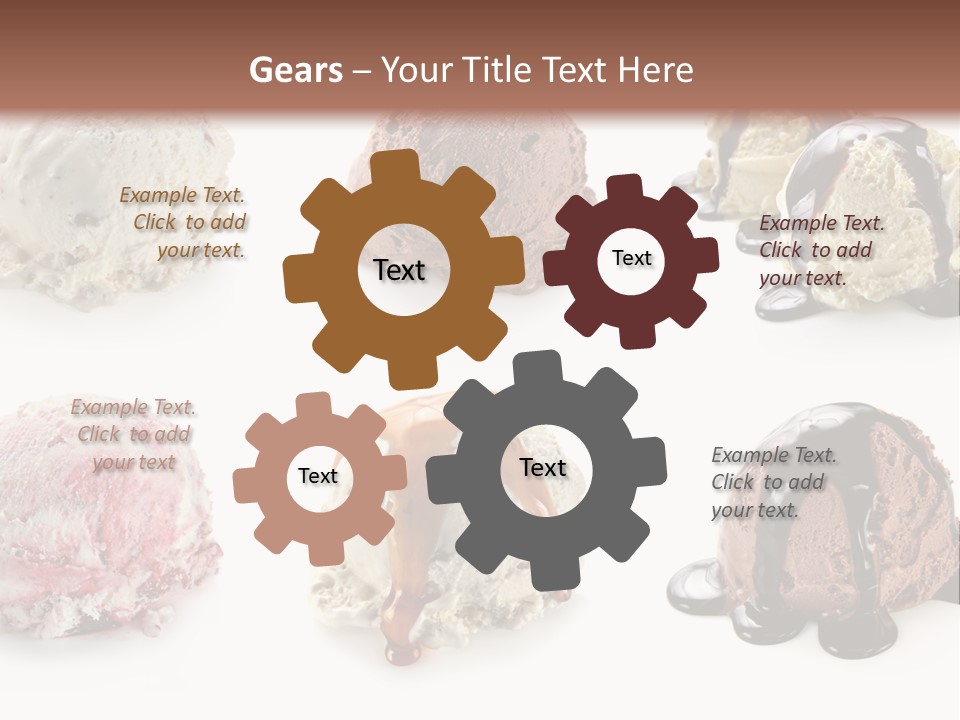 Delicious Berry Scoops PowerPoint Template