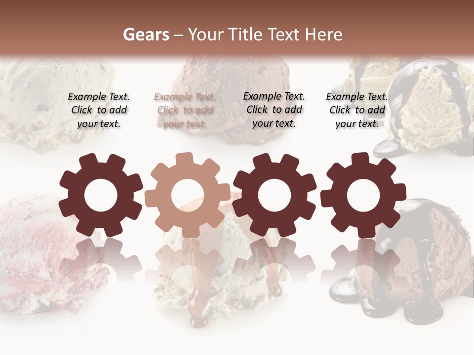 Delicious Berry Scoops PowerPoint Template