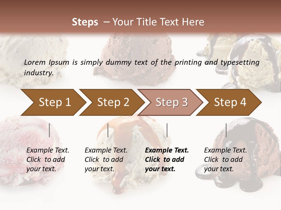 Delicious Berry Scoops PowerPoint Template