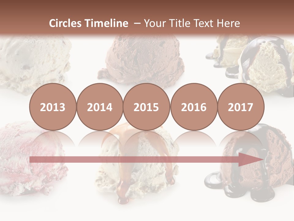 Delicious Berry Scoops PowerPoint Template