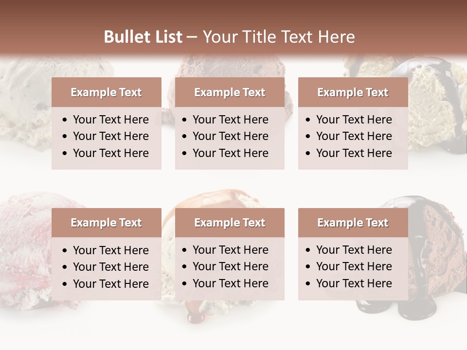 Delicious Berry Scoops PowerPoint Template