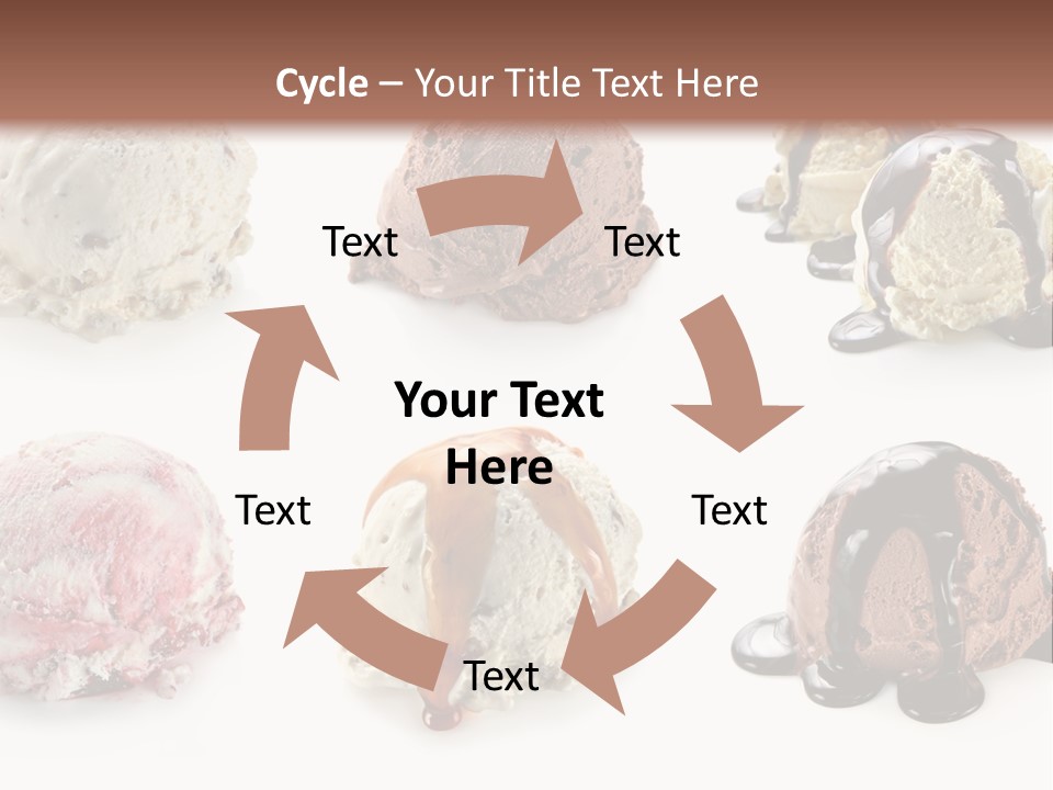 Delicious Berry Scoops PowerPoint Template