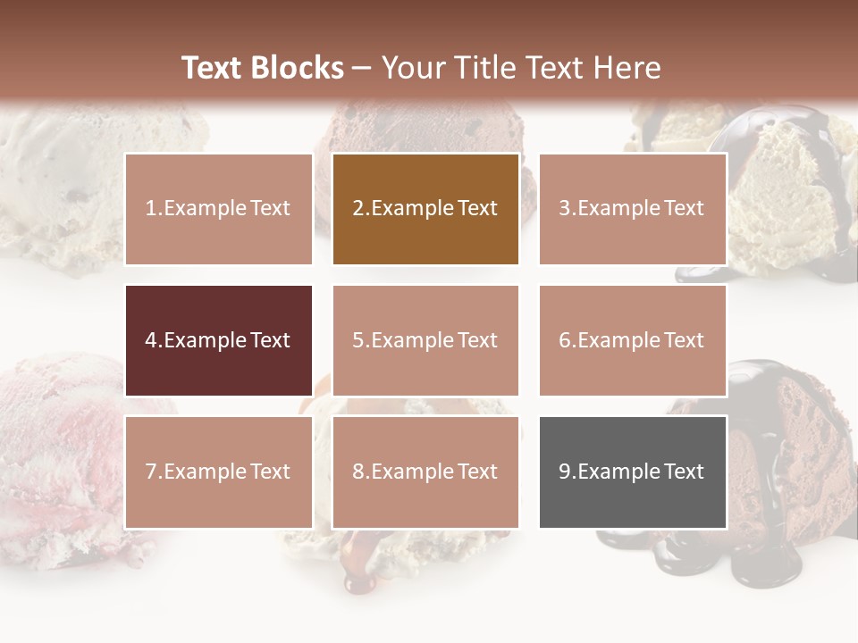 Delicious Berry Scoops PowerPoint Template