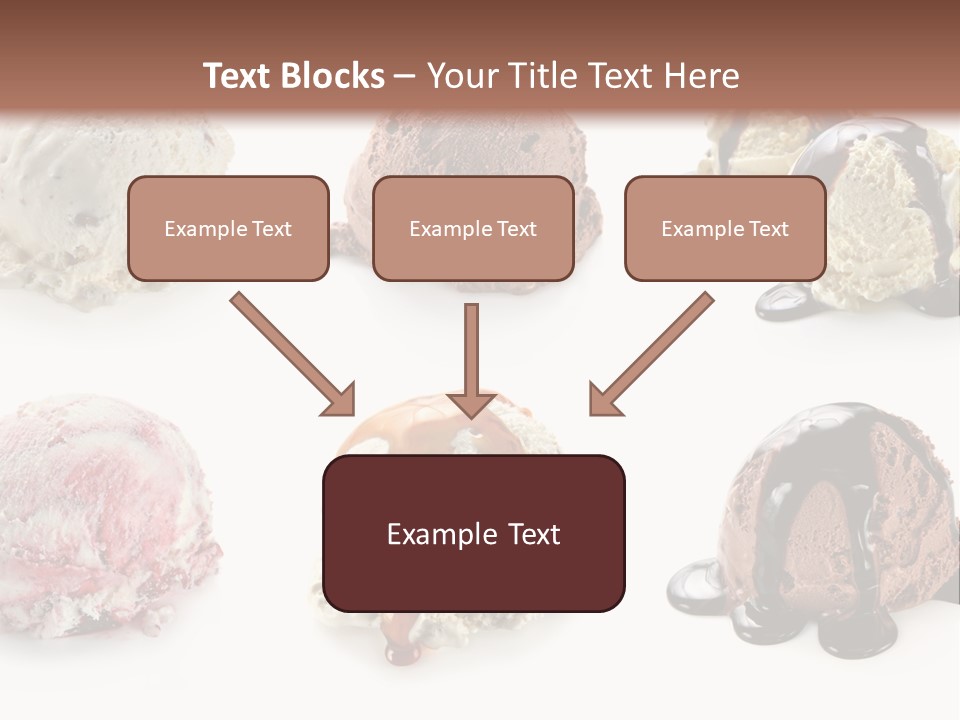 Delicious Berry Scoops PowerPoint Template