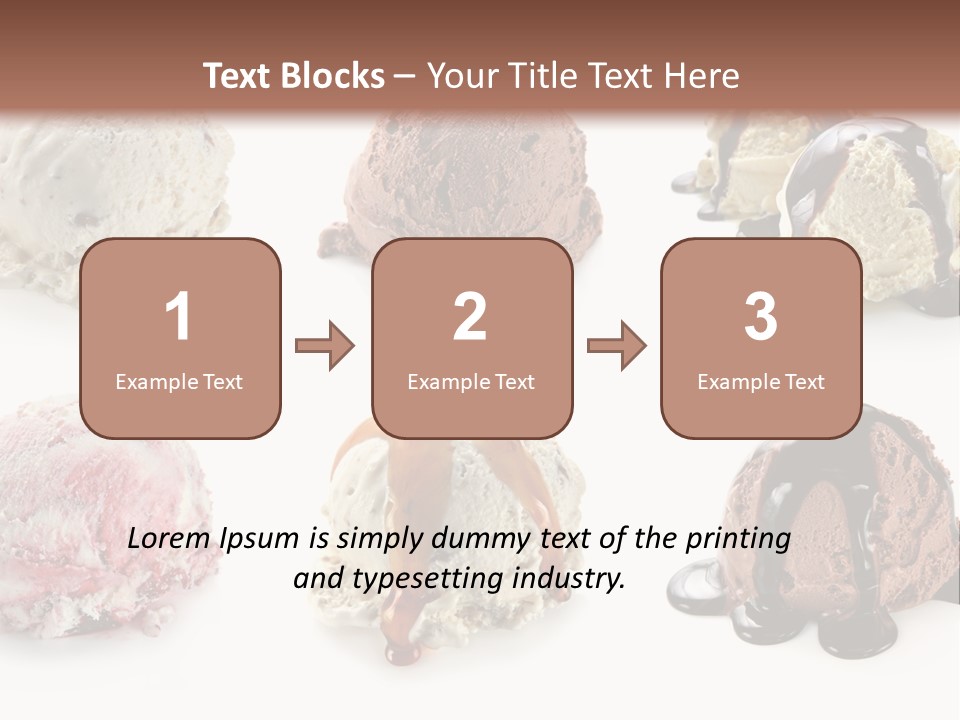 Delicious Berry Scoops PowerPoint Template