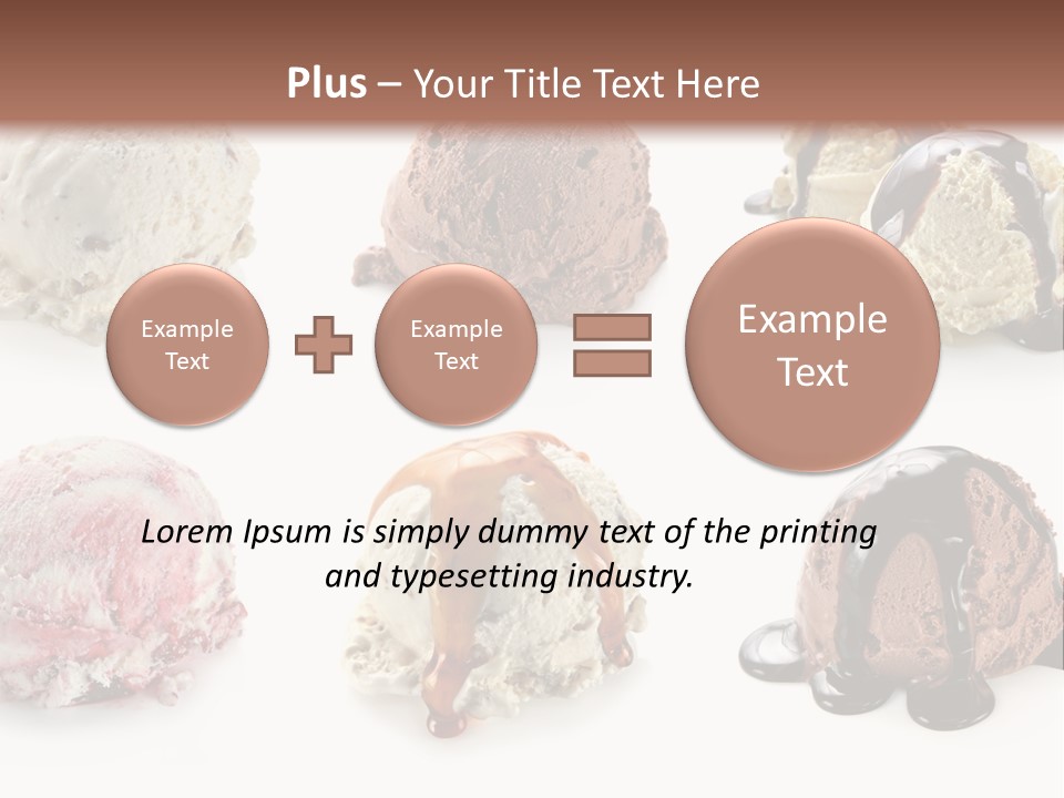 Delicious Berry Scoops PowerPoint Template
