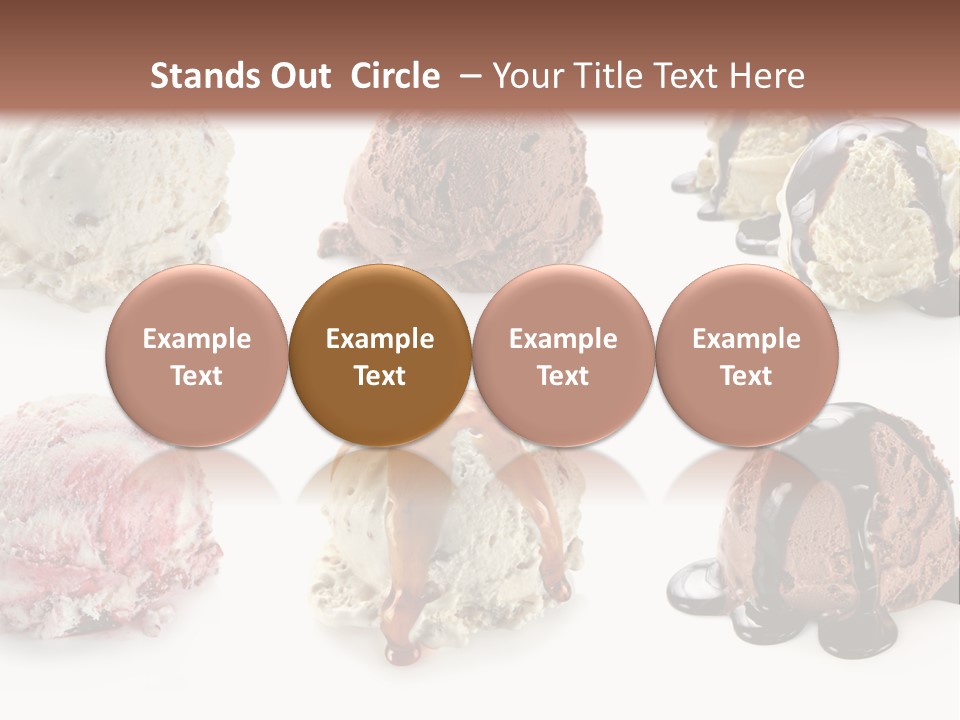 Delicious Berry Scoops PowerPoint Template