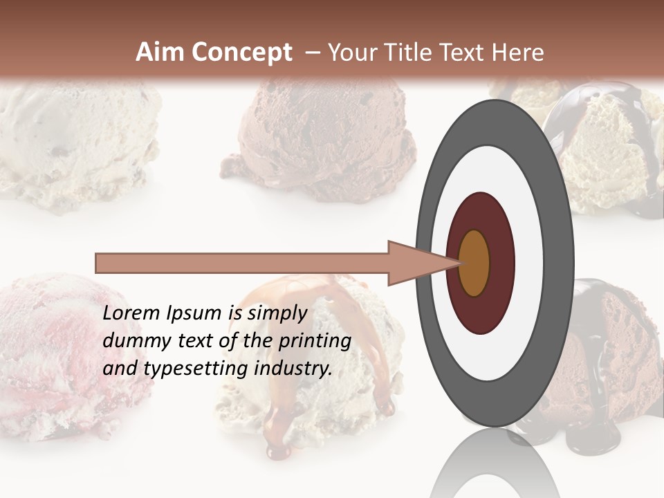 Delicious Berry Scoops PowerPoint Template