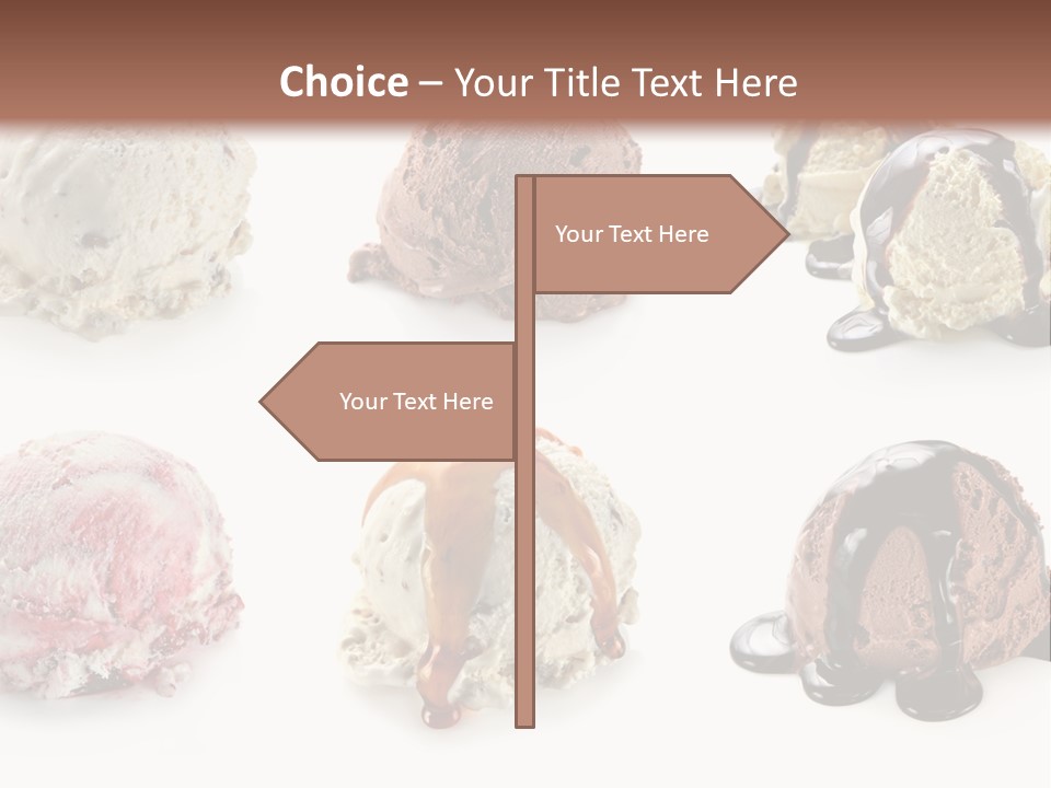 Delicious Berry Scoops PowerPoint Template