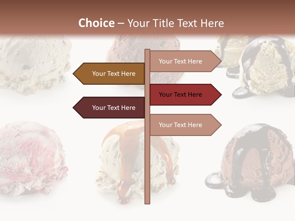 Delicious Berry Scoops PowerPoint Template