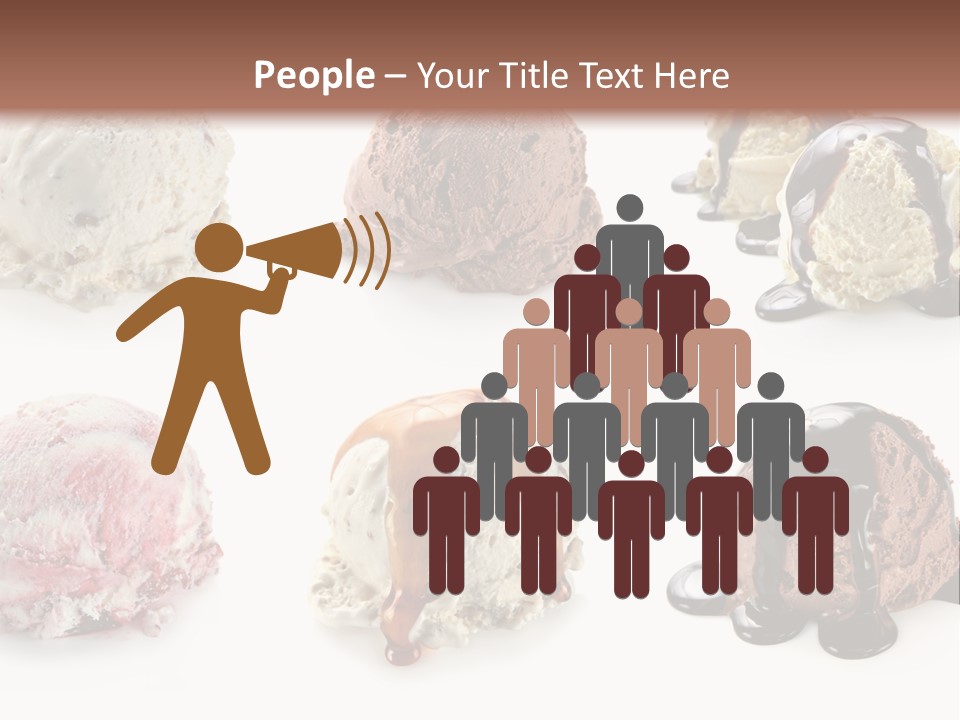 Delicious Berry Scoops PowerPoint Template