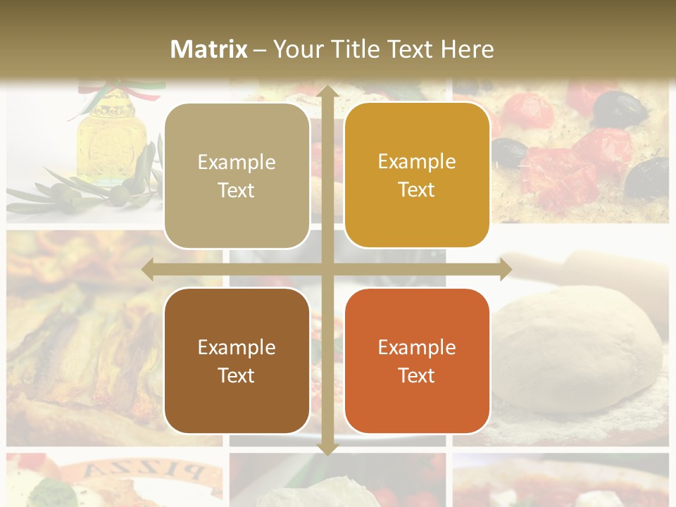 Close Closeup Ristorante PowerPoint Template