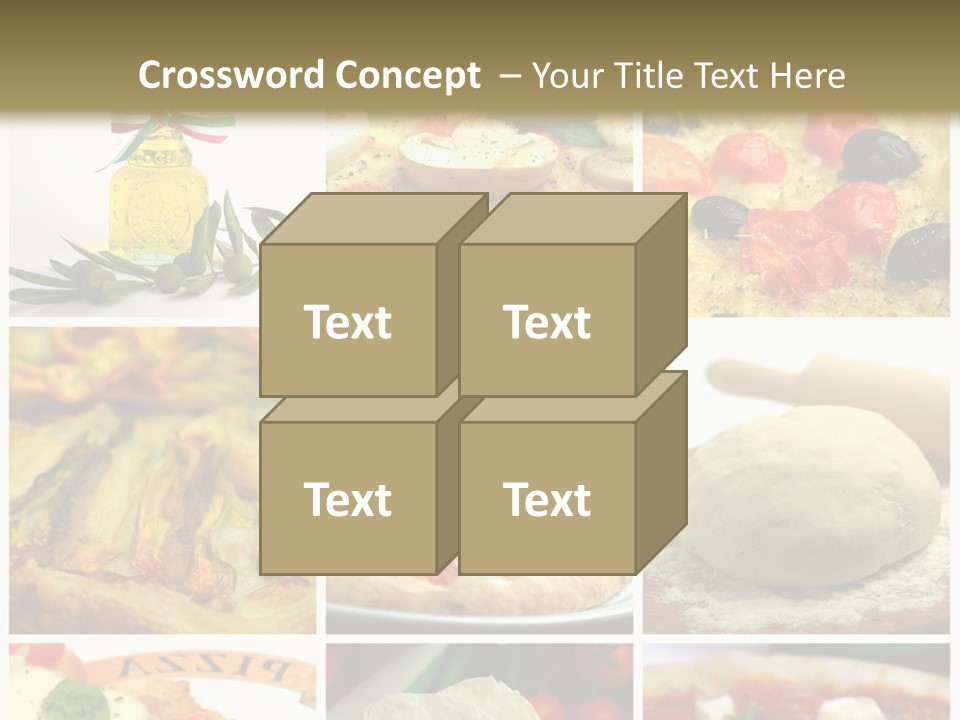 Close Closeup Ristorante PowerPoint Template