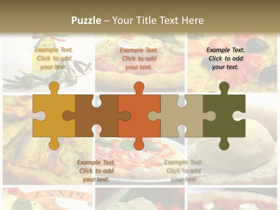 Close Closeup Ristorante PowerPoint Template