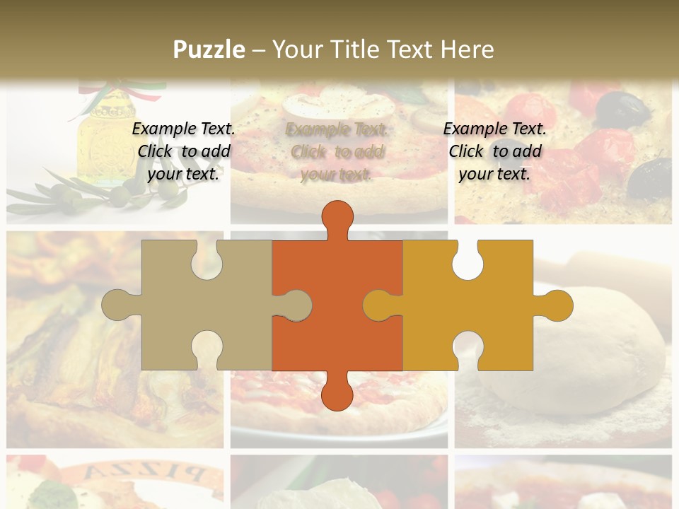 Close Closeup Ristorante PowerPoint Template