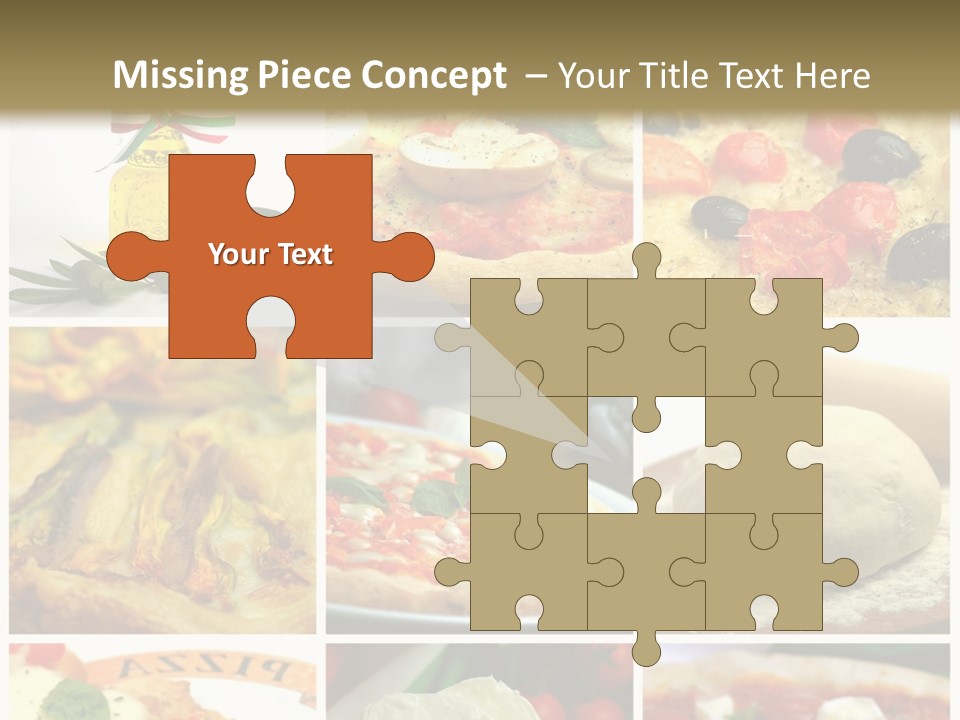 Close Closeup Ristorante PowerPoint Template