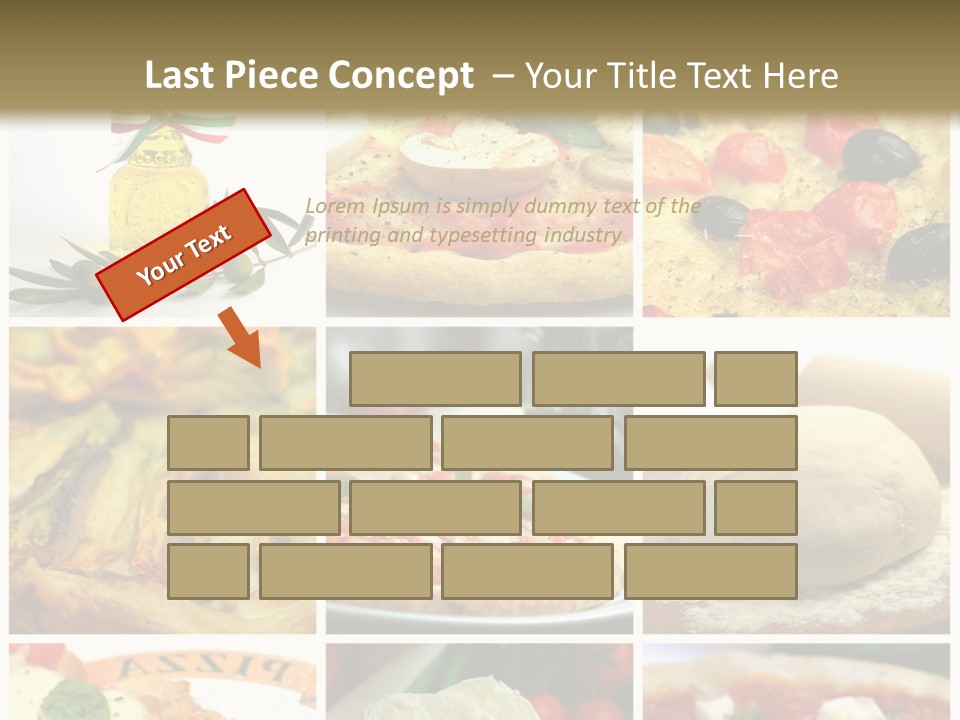 Close Closeup Ristorante PowerPoint Template