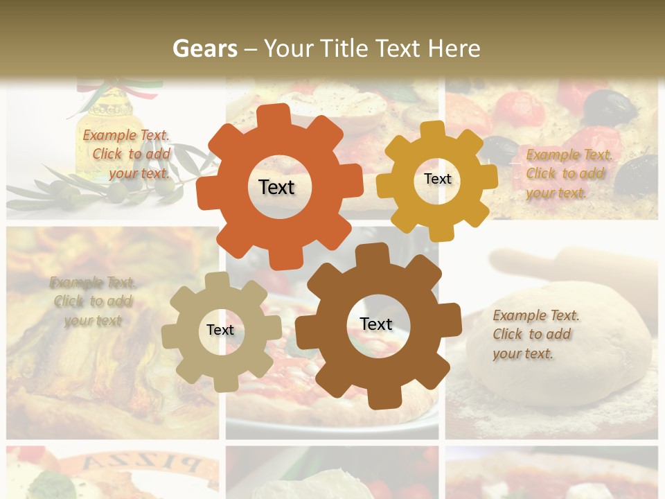 Close Closeup Ristorante PowerPoint Template