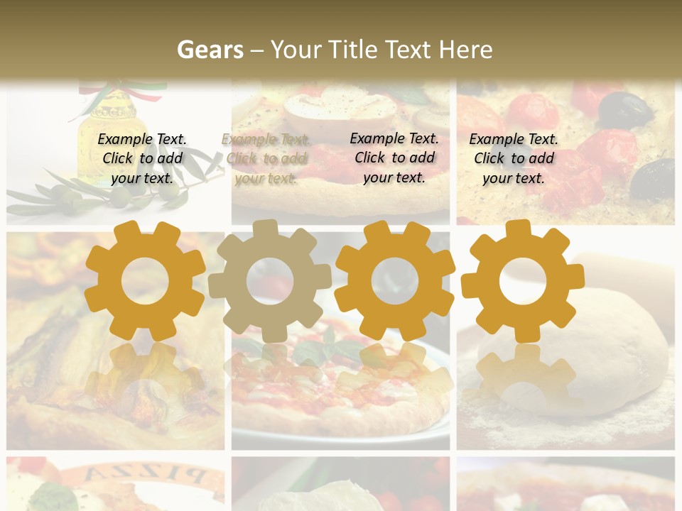 Close Closeup Ristorante PowerPoint Template