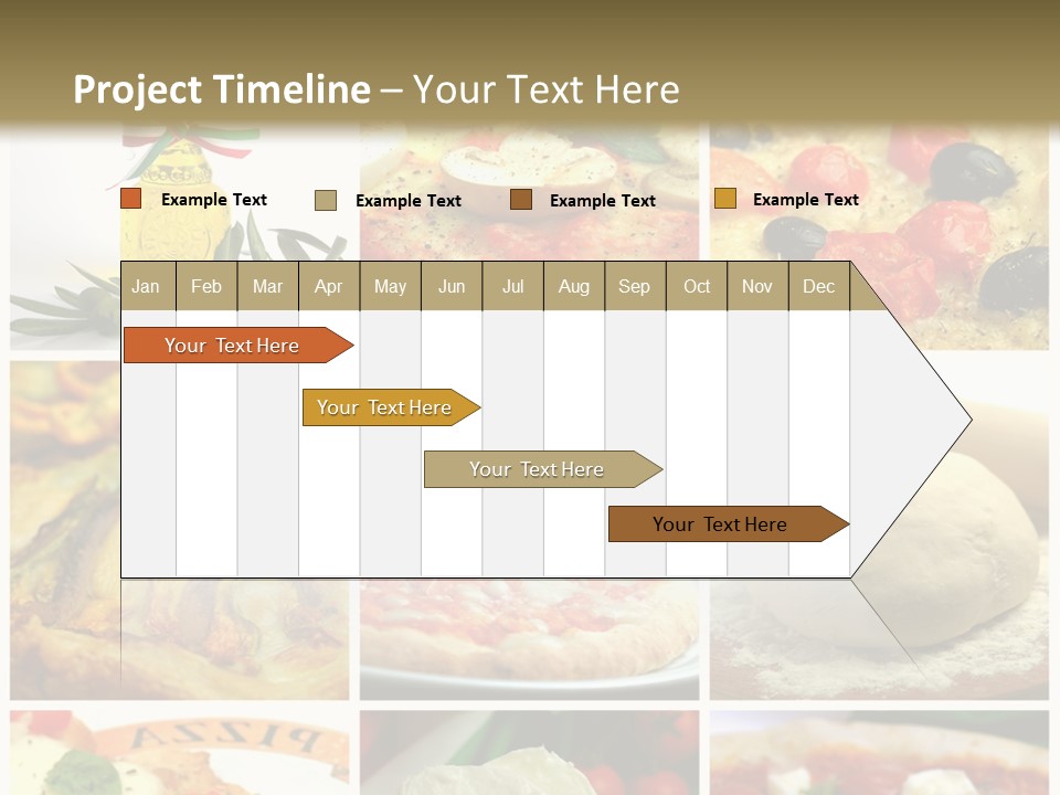 Close Closeup Ristorante PowerPoint Template