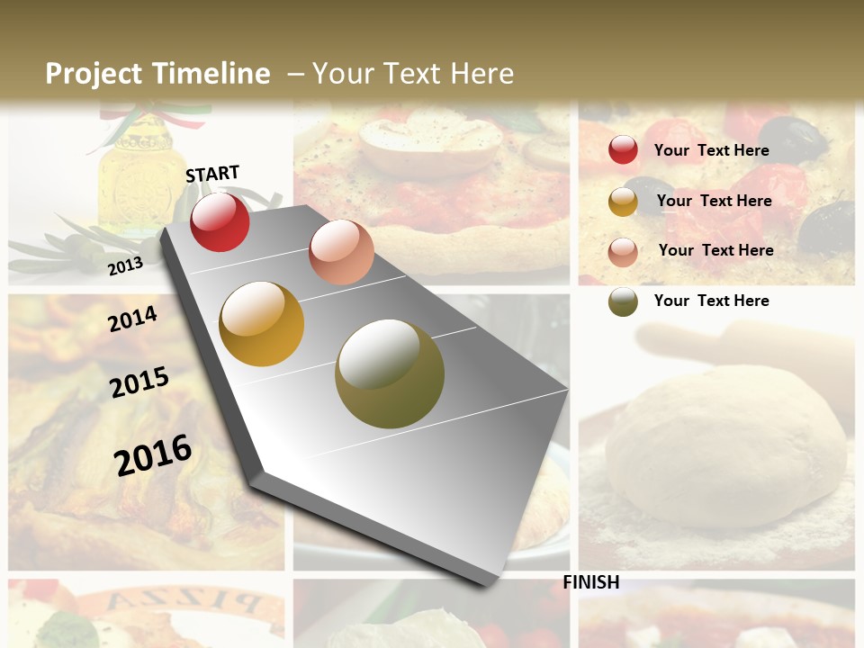 Close Closeup Ristorante PowerPoint Template