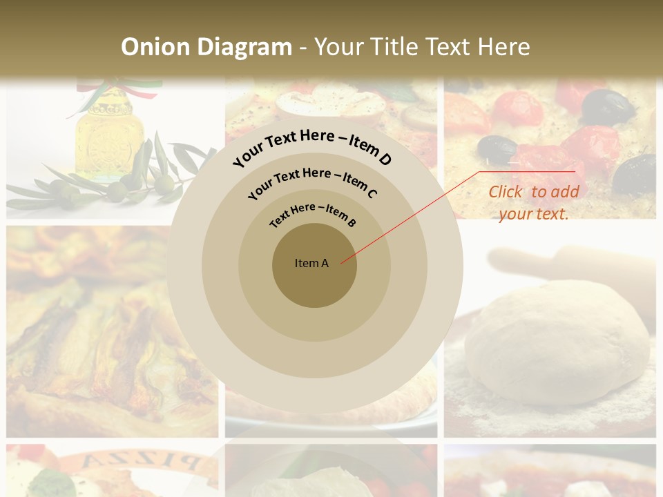 Close Closeup Ristorante PowerPoint Template