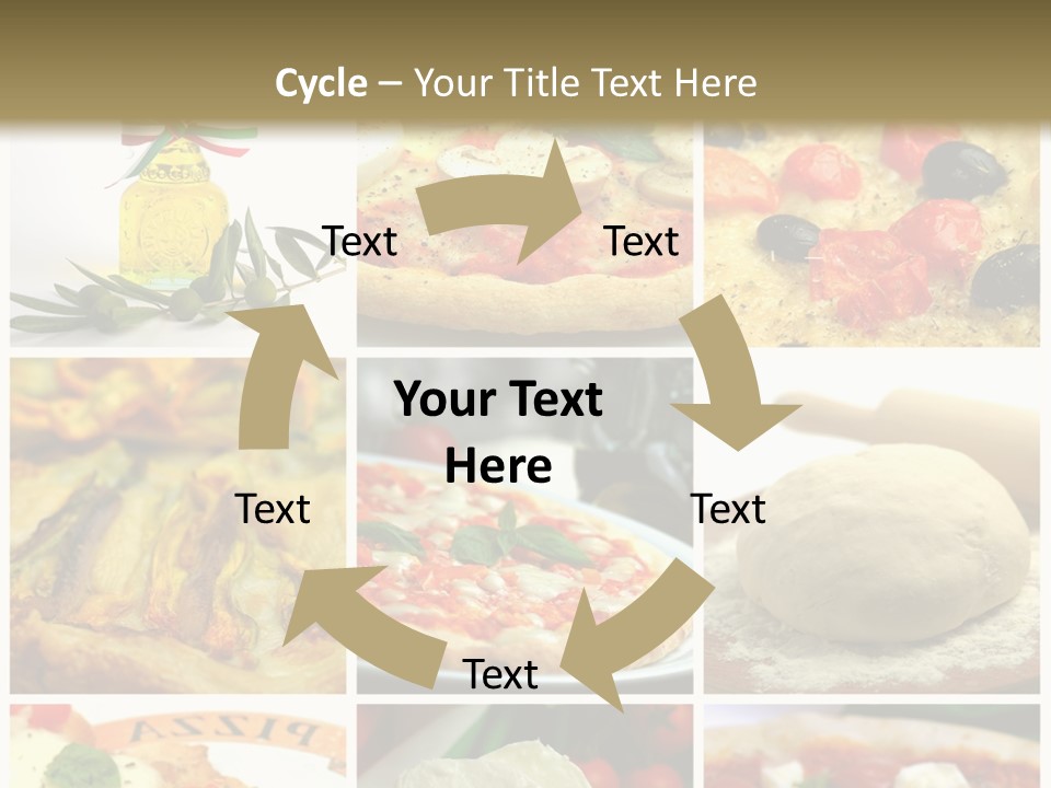 Close Closeup Ristorante PowerPoint Template