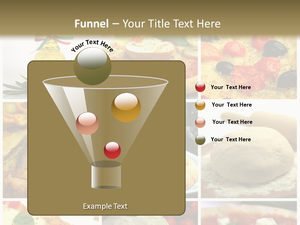 Close Closeup Ristorante PowerPoint Template
