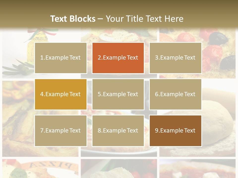 Close Closeup Ristorante PowerPoint Template